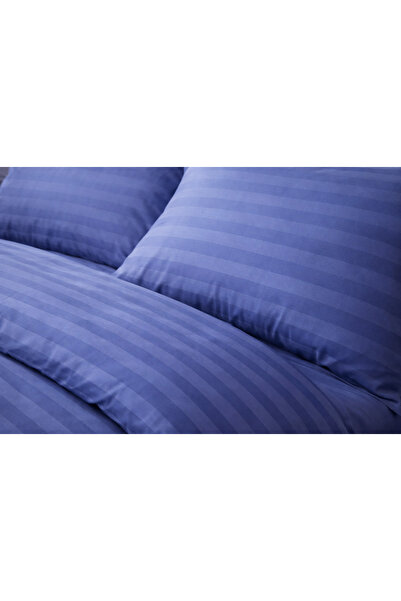 Set de in de pat damasc 4 piese 180x200 cu elastic +25 cm suplimentar, bumbac hotelier, fețe de pernă 55x80 miniatura 2