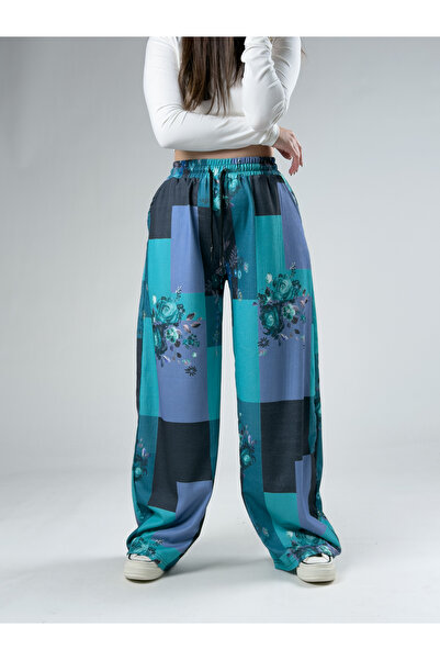 COCOPELLI Ocean Women's Patchwork Oversized Pants Coc2948