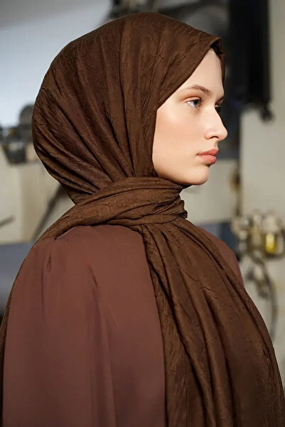 Madame Polo LORENA - - BAMBUKRAŞ - ŞAL - KAKAO