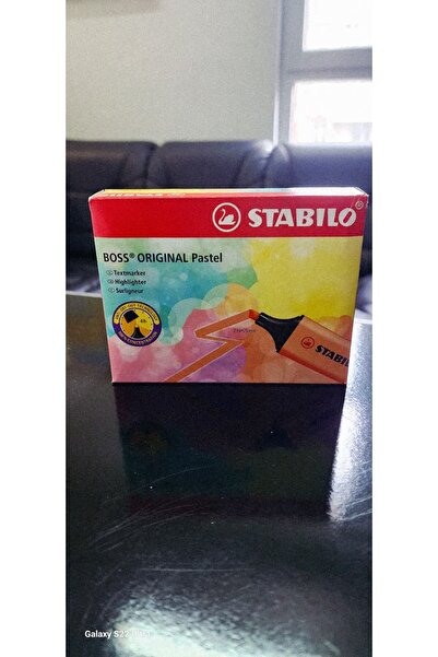 EATRENDAVM STABLO BOSS Original Pastel & Neon Fosforlu Kalem - 10 lu paket