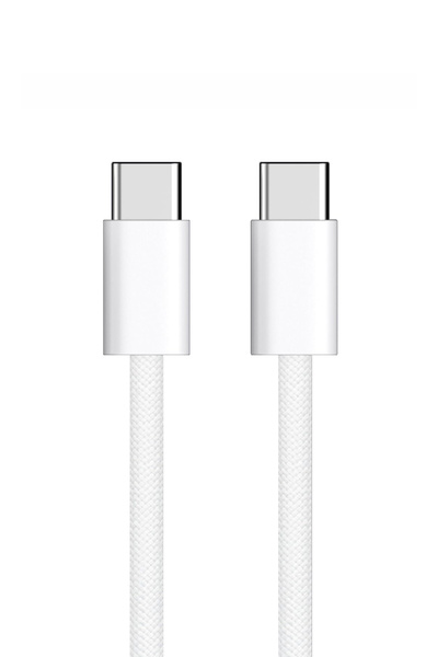 Mobilite 60W Destekli Type-C to Type-C PD Hızlı Şarj ve Data Kablosu 1 Metre Hasır Örgülü Kablo