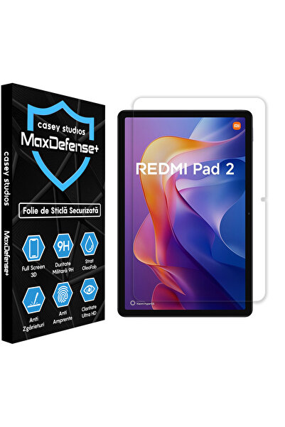 Casey Studios Folie Sticla Xiaomi Redmi Pad 2, Full Glue, HD, Anti Zgarieturi...
