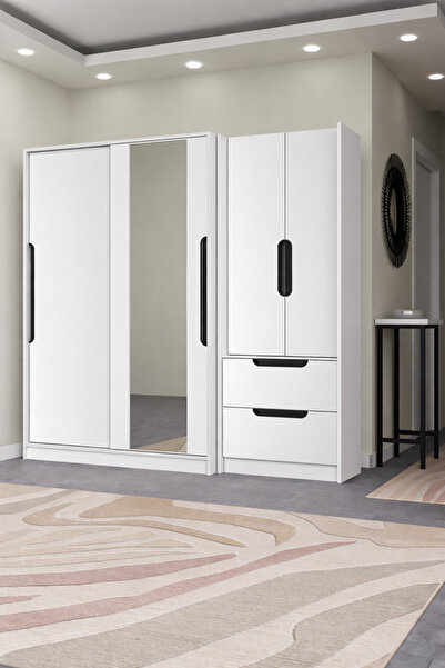 Abre Nova Aynalı Portmanto