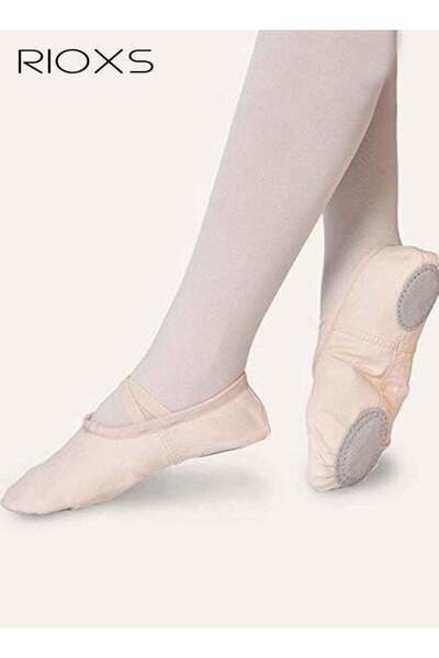 RIOXS Girls' Flats, Canvas Ballet Shoes for Girls, Kids Girls Ballet Practice...