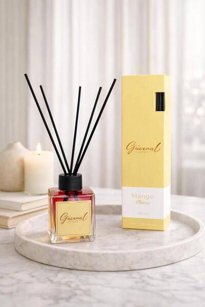 Benevole GVNL | Aura Serisi Bambu Çubuklu Oda Kokusu 100 ml - Mango