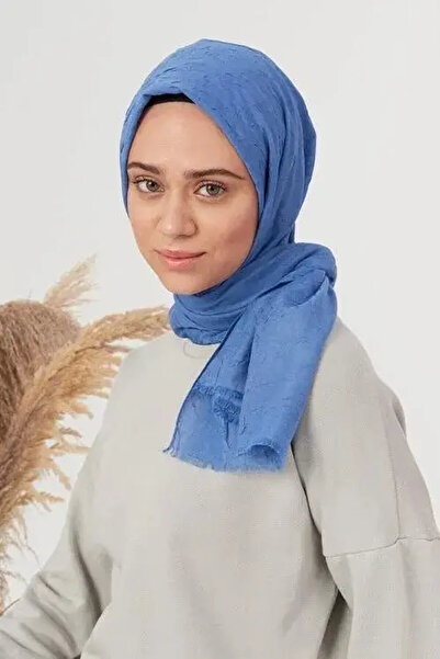 Madame Polo Lorena - - Bamboo Kraş - Shawl - Indigo