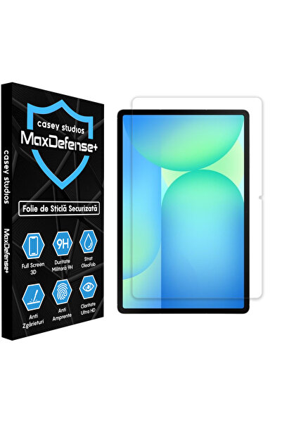 Casey Studios Folie Sticla Samsung Galaxy Tab S10 FE Plus, Full Glue, Anti Zg...