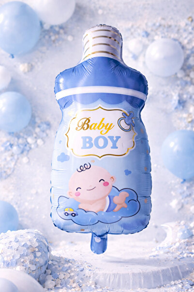 Happyewent Baby Boy Bottle Shaped Foil Balloon – Baby Boy Birth & Baby Shower...