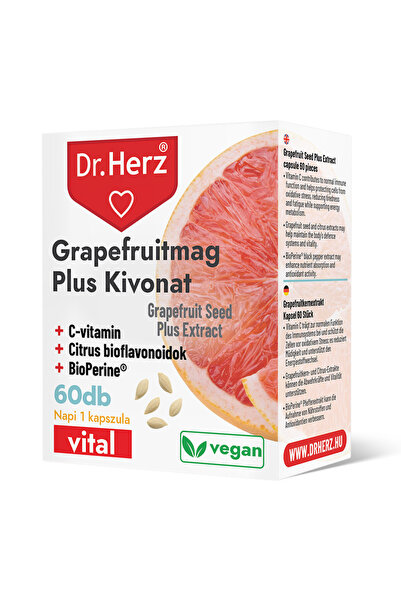 Dr Herz Capsule vegane cu extract din seminte de grapefruit si bioflavonoide ...