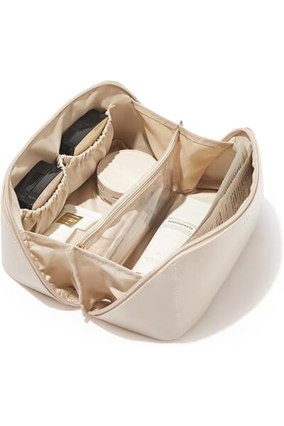 Arabest Large Capacity Travel Makeup Bag,Waterproof PU Leather, for Skin care...