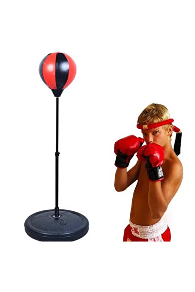 Clifton Boks Standı 90-120 cm Refleks Topu Boks Seti Eldiven Hediye