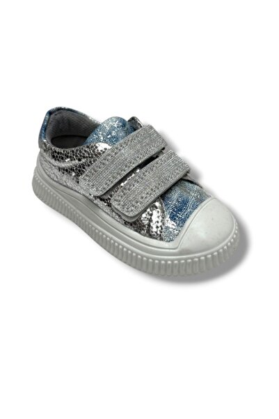 Cakgo Arzen 140-26 Glittery Sequined Double Velcro Anatomical Girls' Shoes 22-25