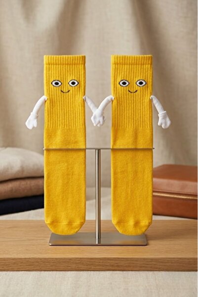 Esinti Hand-Holding, Hand-Grabbing, Magnetic Friendship Socks, Single Pair of...