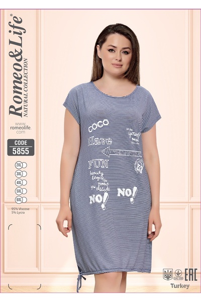 Cotpark Rochie din stofă pentru femei, mărime mare viscoză elastan 5855