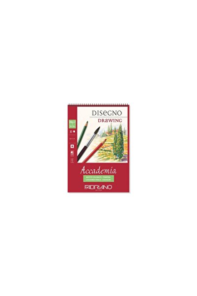 Fabriano Accademia Disegno Sketch Pad, A5, Spiral-bound,