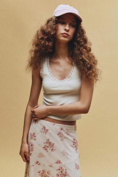 DeFacto Fitted U-Neck Corded Fabric Ribbed Knit Athlete G9839Ax26Sp