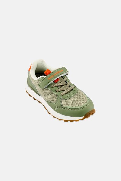 Rocawear Kids Boy Velcro Closure Casual Shoes, Olive