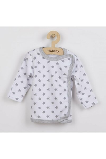 NEWBABY Long-sleeved blouse, New Baby, With buttons, Size 56, 100% Cotton , C...