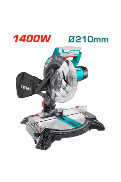 TOTAL TSA42142101 Fierăstrău circular staționar, 1400W, 210mm
