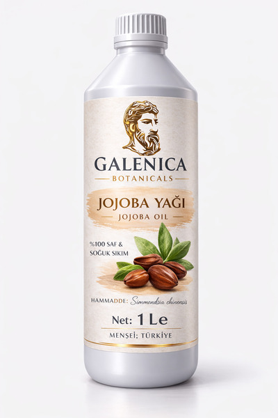 %100 Saf Jojoba Yağı Soğuk Pres Doğal Bitkisel Yağ Cilt ve Saç Bakım Yağı