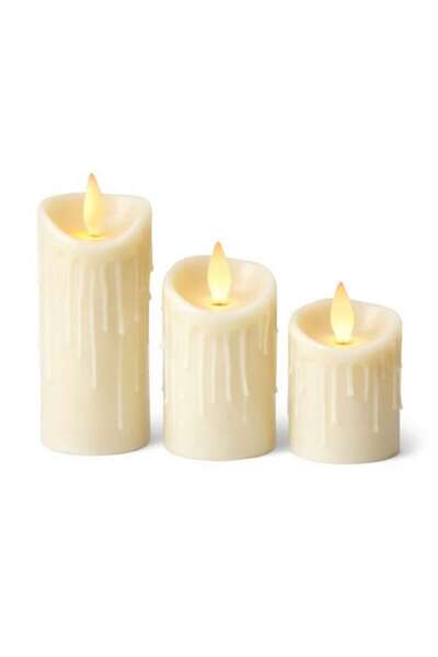 OEM Set of 3 LED Decorative Candles