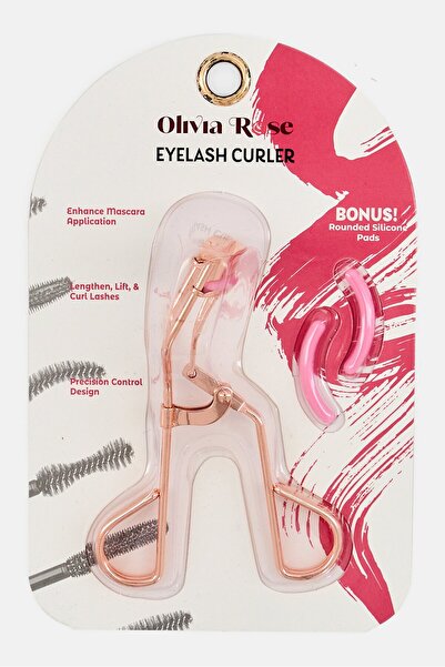 Olivia Rose أداة تجعيد الرموش من الفولاذ المقاوم للصدأ، لون ذهبي وردي