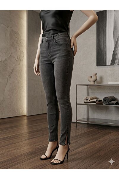 OwenLife Reepi Jeans Bilek De Kalıp Stretch Fabric Fabric Length 93 cm Leg Sl...