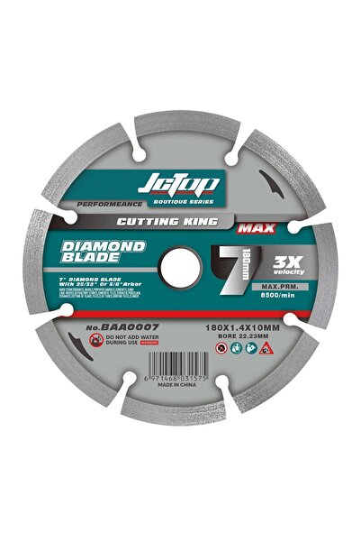 JCTOP Disc diamantat segmentat 180x22.3, JCTOP, N/A / ZTS8930