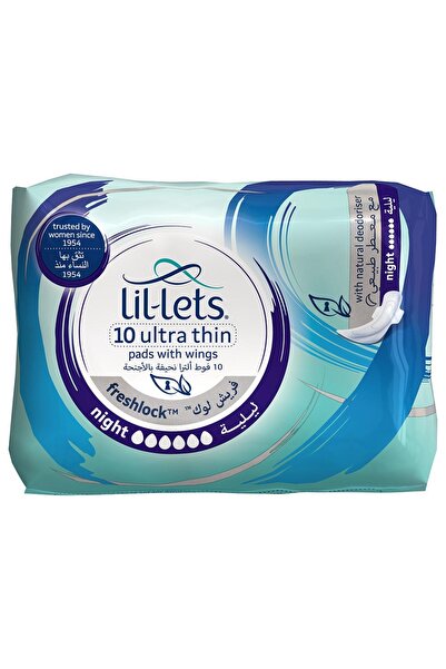 LILLET LIL LETS ADULT FRESHLOCK ULTRA NIGHT TOWEL 10S (NM)