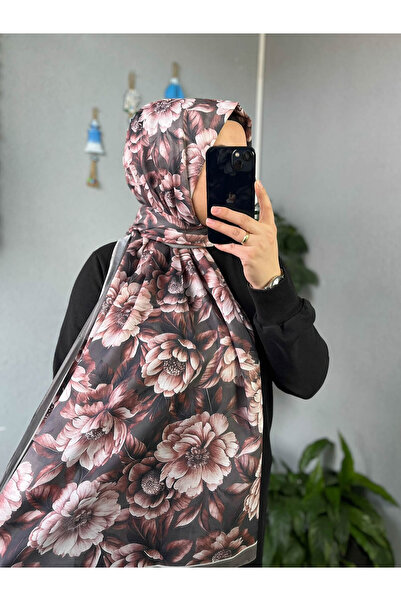 Arel Eşarp Tekstil Madame Polo Dark Rose Color Soft Cotton Shawl – Lightweigh...