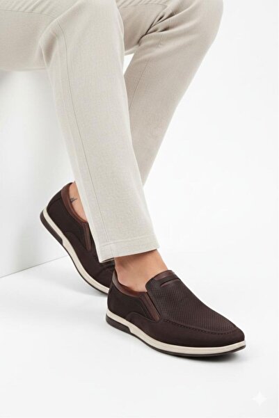 Papuçcity Bzky 534 طبي حذاء كاجوال للرجال جلد