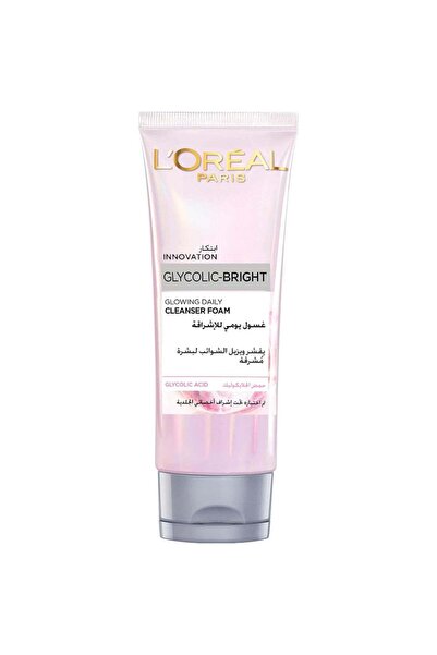 Loreal Elvive LOREAL GLYCOLIC BRIGHT CLEANSER FOAM 100ML