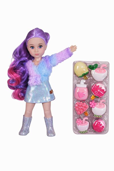 hak-iş oyuncak Mulisha Fashion Bebek Meyve Aksesuarlı Oyucak Bebek Seti