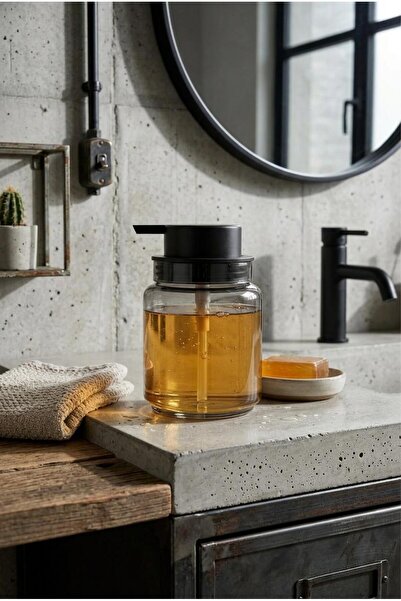 Bereketli Store Sahhara 450 ML Sıvı Sabunluk – Cam Sabunluk Mutfak & Banyo