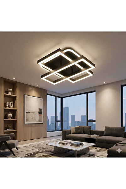 RFAN LED Chandelier, Model FX60455/1+1+1, with Remote Control, 3 Light Types,...