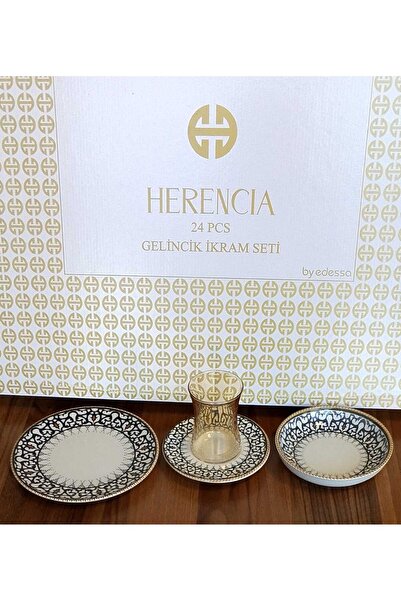 Herencia GELİNCİK 24 PARÇA İKRAM SETİ