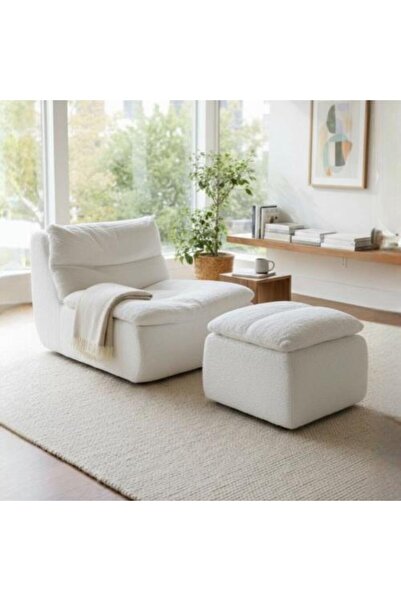 HOMEZ NEED Modern Relaxation Chair with Footrest