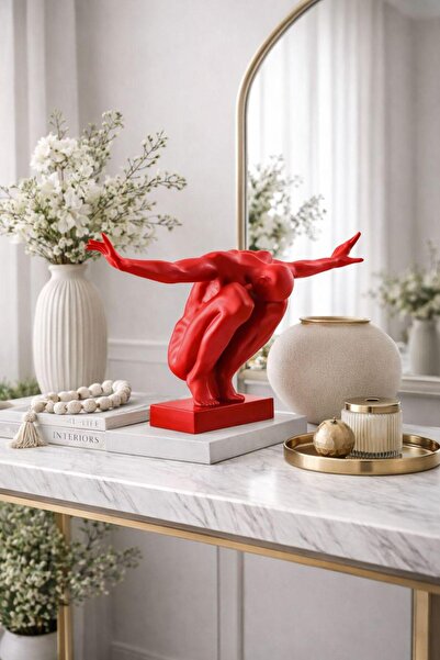 ersu store Atlet Soyut Sanat Heykeli Iskandinav Dekoratif Hediyelik Ev Ofis B...