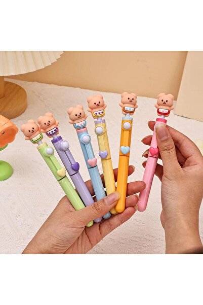 hediye Pastel Renkli Fosforlu Kalem 79-11