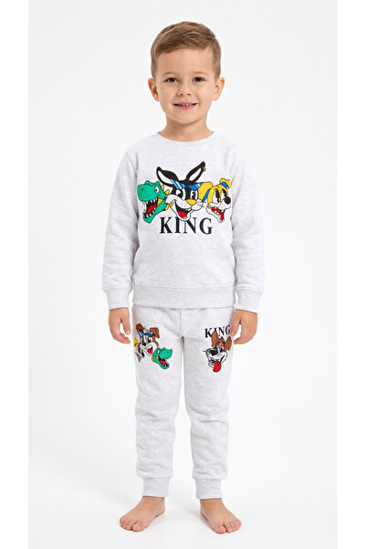 levanapajamas KING Cartoon Character Print Winter Pajamas for Kids - Comforta...