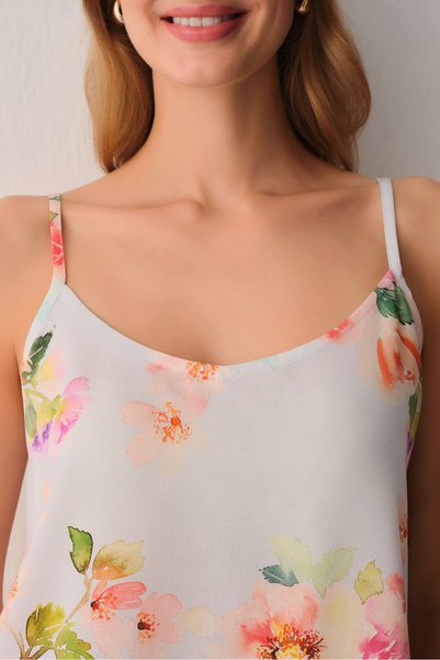 SUWEN Flora Atlet Şort Pijama Takımı