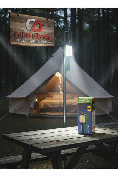 Çadır Dünyası Kamp Ekipmanları Çadır Dünyası Çok Fonksiyonlu Şarjlı Çalışma L...
