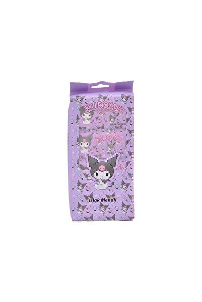 kuromi Islak Mendil Mini 8’li Lila desenli renk (140X150MM)
