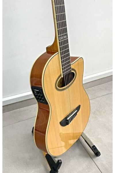 CLARİS İnce Kasa Elektro Klasik Gitar Naturel