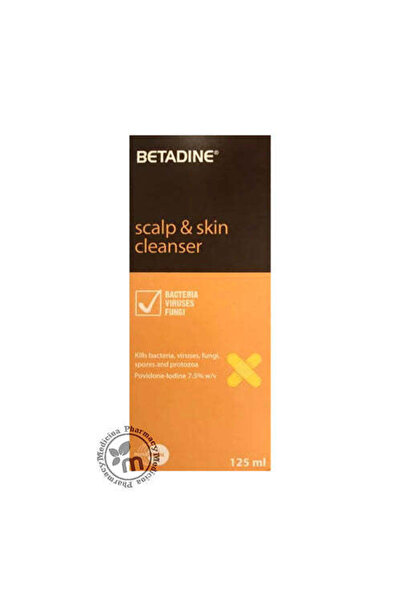 BETADINE SCALP & SKIN CLEANSER 125ML