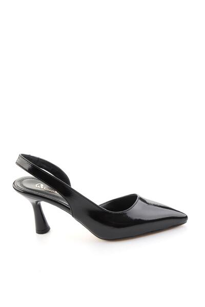 Bambi Siyah Kadın Klasik Topuklu Ayakkabı K01980056042