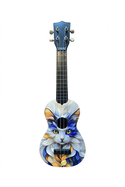gonzales Ukulele Sopran pisică cu model Capac
