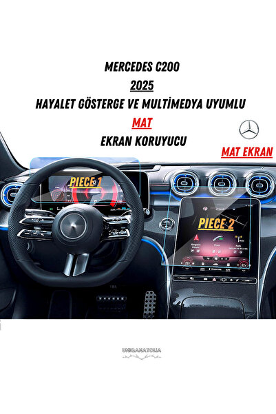 UniqAnatolia Mercedes E200 2025 Ghost Display and Multimedia Compatible Set M...