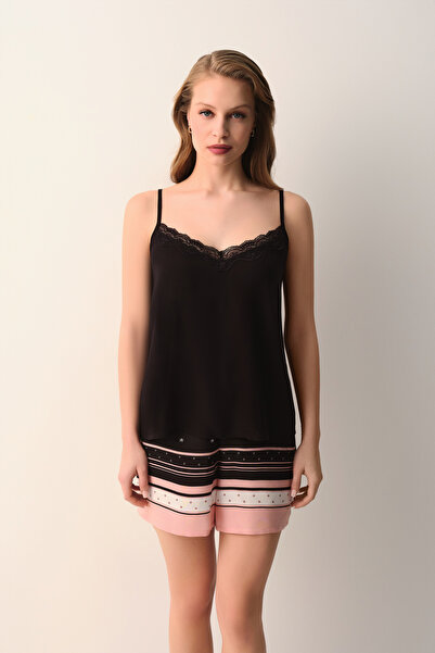 SUWEN Monogram Athlete Shorts Pajama Set