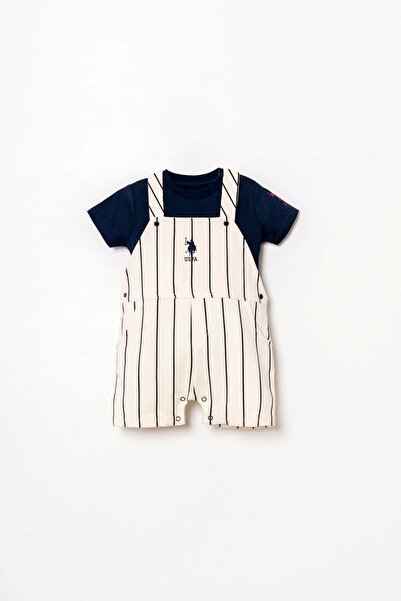 U.S. Polo Assn. مجموعة ملابس للأطفال الأولاد من USB2870 مكونة من قطعتين